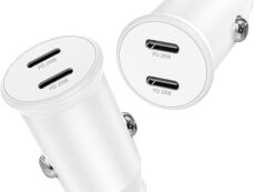 Dual Type C car charger