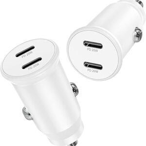 Dual Type C car charger