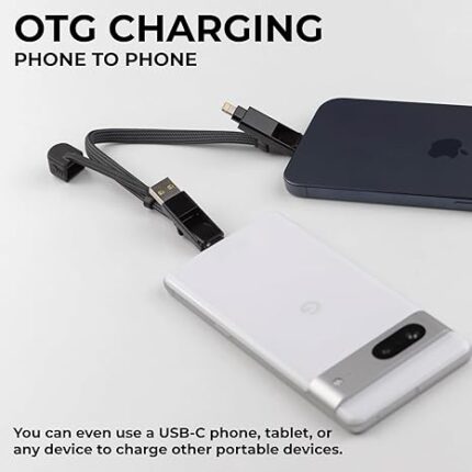 6-in-1 Multi Charging Cable, Portable USB and USB-C Cable