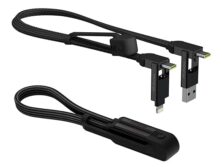 6-in-1 Multi Charging Cable, Portable USB and USB-C Cable