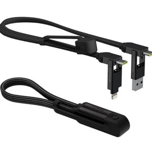 6-in-1 Multi Charging Cable, Portable USB and USB-C Cable