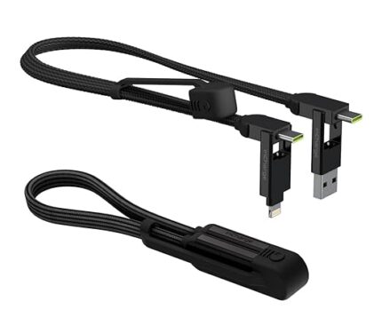 6-in-1 Multi Charging Cable, Portable USB and USB-C Cable