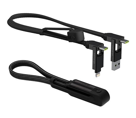 6-in-1 Multi Charging Cable, Portable USB and USB-C Cable