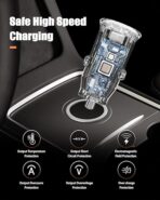 Dual Type C car charger
