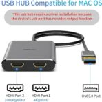 USB 3.0 to Dual HDMI Adapter