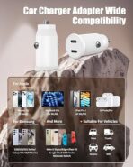 Dual Type C car charger
