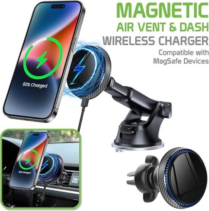 air vent wireless charging phone holder 2in 1