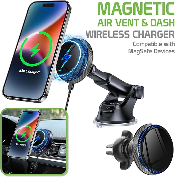 air vent wireless charging phone holder 2in 1