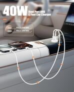 Dual Type C car charger