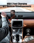 Dual Type C car charger