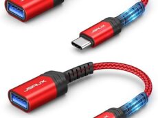 Type C Male to USB A Female Adapter Compatible with MacBook Pro 2018 2017,Samsung Galaxy S20 S20+ Ultra S8 S9 Note 10