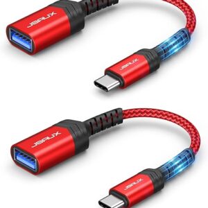 Type C Male to USB A Female Adapter Compatible with MacBook Pro 2018 2017,Samsung Galaxy S20 S20+ Ultra S8 S9 Note 10
