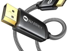  USB C to DisplayPort Cable 8K 60Hz 4K 240Hz, 2K 360Hz Type-C to Display Port Cord, Thunderbolt