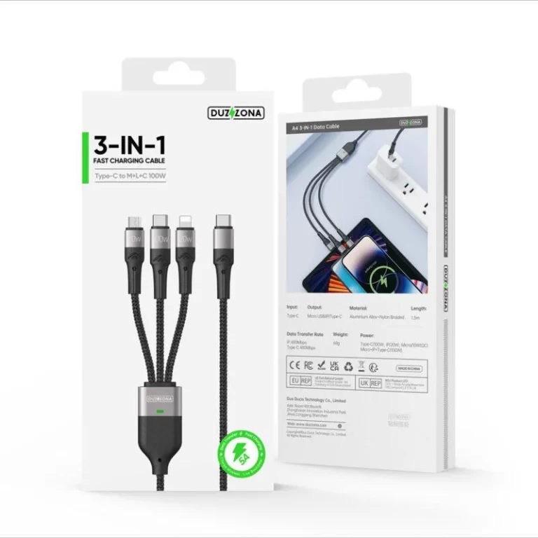 100W 3in1 USB-C to USB-C