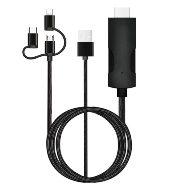 3 in 1 Lightning to HDTV Adapter
