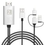 3 in 1 Hdmi Cable Adapter, Tlsdosp 1080P USB Type C to Hdmi Adapter