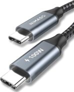 USB C to USB C Cable 3M, USB Type C Cable 100W 20V/5A PD Fast Charging Cable Lead for iPhone 15,MacBook Air/Pro iPad Pro/Air/Mini 6,Galaxy S23 Ultra/S22, Pixel 7 Pro, Huawei Mate 60 Pro