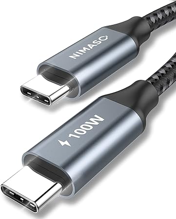 USB C to USB C Cable 3M, USB Type C Cable 100W 20V/5A PD Fast Charging Cable Lead for iPhone 15,MacBook Air/Pro iPad Pro/Air/Mini 6,Galaxy S23 Ultra/S22, Pixel 7 Pro, Huawei Mate 60 Pro