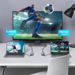 9 in 1 USB C to 4K@60HZ HDMI Multiport Adapter