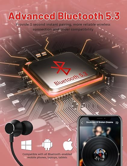 Neckband Bluetooth Headphones