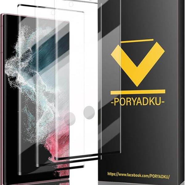Tempered Glass Screen Protector for Samsung Galaxy S22 Ultra – Full Curve Coverage, HD Clarity, Ultrasonic Fingerprint Compatible Safeguard your Samsung Galaxy S22 Ultra’s curved display with this ultra-clear tempered glass screen protector—engineered for full coverage, premium durability, and seamless fingerprint sensor compatibility. Designed to keep your screen flawless without affecting clarity or touch sensitivity. Key Features: Made for Galaxy S22 Ultra (6.8") Custom-designed to fit the unique curved edges of the Galaxy S22 Ultra, with precise cutouts for front camera and sensors. Ultrasonic Fingerprint Sensor Support Specifically crafted to work flawlessly with Samsung’s ultrasonic in-display fingerprint sensor for fast, secure unlocking. 9H Hardness Tempered Glass Provides top-tier scratch and drop resistance to protect your screen from daily wear, accidental drops, and sharp objects. HD Transparency & True Color Display Maintains 99.9% light transmittance for ultra-clear visuals, preserving the deep contrast and vivid colors of the AMOLED 2X display. Ultra-Thin & Touch Sensitive Only 0.33mm thick, ensuring smooth and accurate touch response, swipes, and gestures. Smudge-Resistant Coating Oleophobic layer helps prevent fingerprint marks, smudges, and oil buildup—making the screen easy to clean and maintain. Case Friendly Design Slightly smaller than the full screen to ensure compatibility with most Galaxy S22 Ultra cases—no lifting or edge bubbling. Easy, Bubble-Free Installation Includes an installation frame and cleaning tools to ensure perfect alignment and a bubble-free finish—even for first-time users. Package Includes: 1x Tempered Glass Screen Protector for Samsung Galaxy S22 Ultra 1x Wet Wipe 1x Microfiber Cleaning Cloth 1x Dust Removal Sticker 1x Alignment Frame Step-by-Step Installation Instructions Why It’s the Right Choice: The Galaxy S22 Ultra’s immersive display deserves serious protection. This screen protector preserves your device’s premium look and feel while guarding it against scratches, smudges, and everyday impact. Crystal-clear protection. Engineered for Galaxy S22 Ultra.