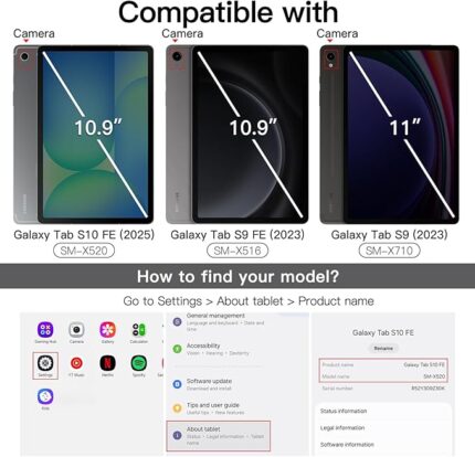 Samsung Galaxy Tab S9 standard screen protector