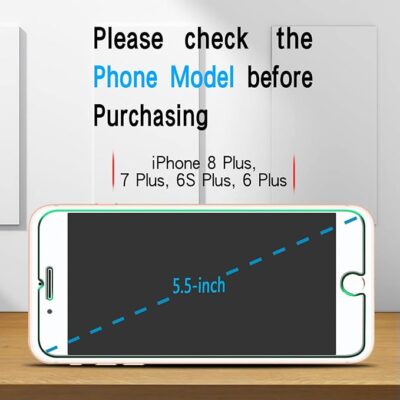 Full Glue Tempered Glass Screen Protector for Apple iPhone 7 Plus – 9H Hardness, HD Clarity, Edge-to-Edge Adhesion Keep your iPhone 7 Plus display safe and crystal clear with this Full Glue Tempered Glass Screen Protector. Designed for edge-to-edge coverage with full-surface adhesive, it offers exceptional durability, touch sensitivity, and a flawless fit—perfect for everyday protection. Key Features: Made for iPhone 7 Plus (5.5") Precision-cut to perfectly fit the iPhone 7 Plus, including cutouts for the front camera, speaker, and home button. Full Glue Adhesion Features full-surface adhesive (not just around the edges) for maximum screen responsiveness, durability, and bubble-free installation. 9H Tempered Glass Hardness Strong protection against scratches, drops, and impacts from everyday use—keeps your screen looking like new. HD Crystal Clear Transparency Maintains original screen brightness, sharpness, and color accuracy for an optimal viewing experience. Smooth & Sensitive Touch Ultra-thin 0.33mm glass ensures responsive touch performance for typing, gaming, and swiping. Smudge & Fingerprint Resistant Oleophobic coating helps resist oils and fingerprints, keeping your screen clean and easy to wipe. Easy Application Includes an installation kit with everything you need for a clean, bubble-free application—no special tools required. Package Includes: 1x Full Glue Tempered Glass Screen Protector for iPhone 7 Plus 1x Wet Cleaning Wipe 1x Dry Cloth 1x Dust Removal Sticker 1x Installation Guide Full Coverage. Full Adhesion. Full Peace of Mind for Your iPhone 7 Plus.