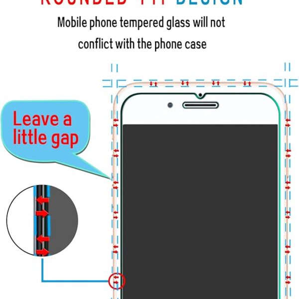 Full Glue Tempered Glass Screen Protector for Apple iPhone 7 Plus – 9H Hardness, HD Clarity, Edge-to-Edge Adhesion Keep your iPhone 7 Plus display safe and crystal clear with this Full Glue Tempered Glass Screen Protector. Designed for edge-to-edge coverage with full-surface adhesive, it offers exceptional durability, touch sensitivity, and a flawless fit—perfect for everyday protection. Key Features: Made for iPhone 7 Plus (5.5") Precision-cut to perfectly fit the iPhone 7 Plus, including cutouts for the front camera, speaker, and home button. Full Glue Adhesion Features full-surface adhesive (not just around the edges) for maximum screen responsiveness, durability, and bubble-free installation. 9H Tempered Glass Hardness Strong protection against scratches, drops, and impacts from everyday use—keeps your screen looking like new. HD Crystal Clear Transparency Maintains original screen brightness, sharpness, and color accuracy for an optimal viewing experience. Smooth & Sensitive Touch Ultra-thin 0.33mm glass ensures responsive touch performance for typing, gaming, and swiping. Smudge & Fingerprint Resistant Oleophobic coating helps resist oils and fingerprints, keeping your screen clean and easy to wipe. Easy Application Includes an installation kit with everything you need for a clean, bubble-free application—no special tools required. Package Includes: 1x Full Glue Tempered Glass Screen Protector for iPhone 7 Plus 1x Wet Cleaning Wipe 1x Dry Cloth 1x Dust Removal Sticker 1x Installation Guide Full Coverage. Full Adhesion. Full Peace of Mind for Your iPhone 7 Plus.