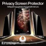 Apple iPhone XS Max privacy screen protector