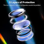 Samsung Galaxy S25 Edge camera lens protector