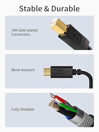 Type-C Printer Cable