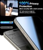Apple iPhone 13 Pro privacy screen protector