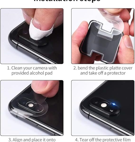 Apple iPhone XS camera lens protector