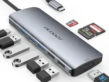 9 in 1 USB C to 4K@60HZ HDMI Multiport Adapter