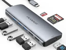 9 in 1 USB C to 4K@60HZ HDMI Multiport Adapter