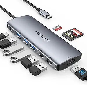 9 in 1 USB C to 4K@60HZ HDMI Multiport Adapter